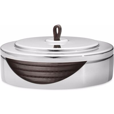 Georg Jensen, Untersetzer, Glasuntersetzer Set 4-tlg. MANHATTAN Stahlgrau (Glasuntersetzer) Georg Jensen, Untersetzer, Glasuntersetzer Set 4-tlg. MANHATTAN Stahlgrau (Glasuntersetzer)