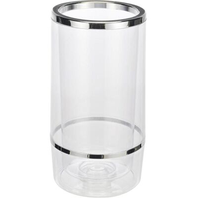 Fs-Star Weinkühler aus Kunststoff, Flaschenkühler, Transparent Fs-Star Weinkühler aus Kunststoff, Flaschenkühler, Transparent