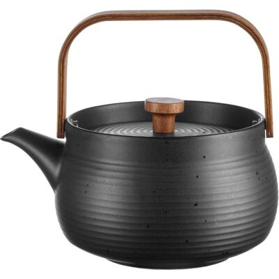 ASA Selection, Teekanne, Teekanne mit Holzgriff, black (0.60 l) ASA Selection, Teekanne, Teekanne mit Holzgriff, black (0.60 l)