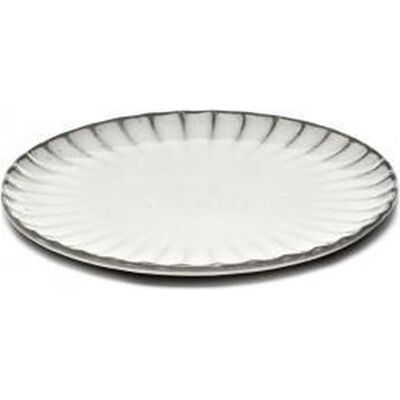 Serax Surface By Sergio Herman Bord Plat Inku Wit D 18 cm H 1.7 cm, Teller, Weiss Serax Surface By Sergio Herman Bord Plat Inku Wit D 18 cm H 1.7 cm, Teller, Weiss