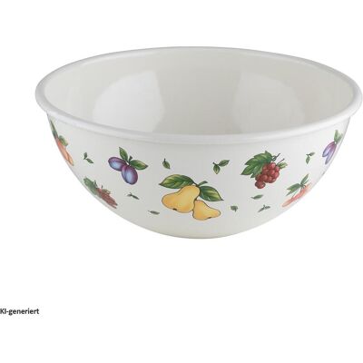 Riess Obst und Salatschüssel, Schüssel + Schale, Weiss Riess Obst und Salatschüssel, Schüssel + Schale, Weiss