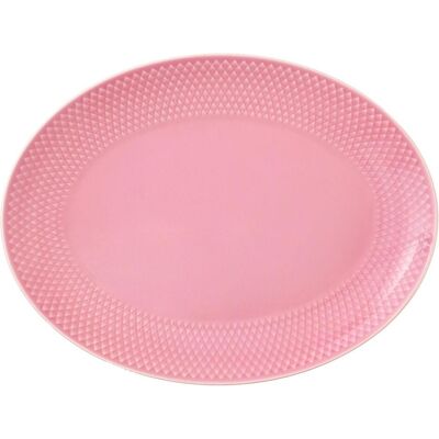 Lyngby Rhombe Color Ovales Servierbrett - Rosa - Serving Platter Lyngby Rhombe Color Ovales Servierbrett - Rosa - Serving Platter