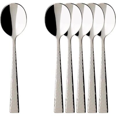 Villeroy & Boch Multipack Blacksmith Espressolöffel - 6 Stück, Besteck, Silber Villeroy & Boch Multipack Blacksmith Espressolöffel - 6 Stück, Besteck, Silber