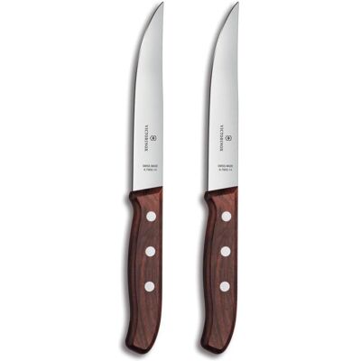 Victorinox Wood Steakmesser-Set, 2-teilig, Besteck, Braun Victorinox Wood Steakmesser-Set, 2-teilig, Besteck, Braun