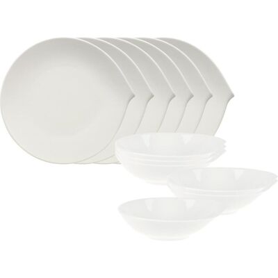 Villeroy & Boch Flow Geschirrset - 12/6 Stück Villeroy & Boch Flow Geschirrset - 12/6 Stück