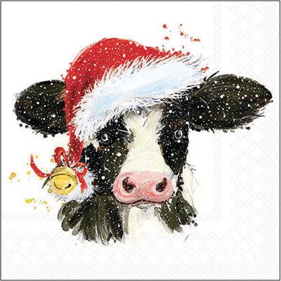 Ambiente, Servietten, Weihnachts-Kuh (20 Stk., 33 x 33 cm) Ambiente, Servietten, Weihnachts-Kuh (20 Stk., 33 x 33 cm)