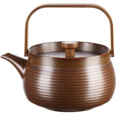 ASA Selection, Teekanne, Teekanne mit Holzgriff, brown (0.60 l) ASA Selection, Teekanne, Teekanne mit Holzgriff, brown (0.60 l)