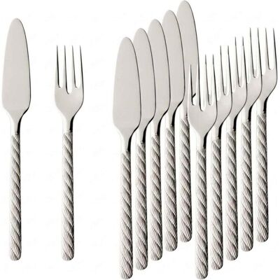 Villeroy & Boch Montauk Fischbesteck, Besteck, Silber Villeroy & Boch Montauk Fischbesteck, Besteck, Silber