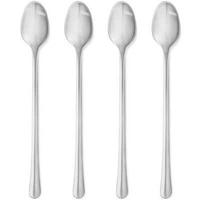 Georg Jensen Copenhagen Cafè Latte Löffel - Edelstahl - 4er Set Georg Jensen Copenhagen Cafè Latte Löffel - Edelstahl - 4er Set