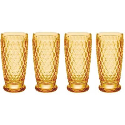 Villeroy & Boch Boston Coloured - Gelb - 400 ml - 4x Longdrinkglas Villeroy & Boch Boston Coloured - Gelb - 400 ml - 4x Longdrinkglas