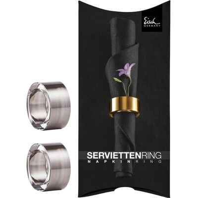 Eisch, Servietten, 10 Carat Serviettenringe (2 Stk.) Eisch, Servietten, 10 Carat Serviettenringe (2 Stk.)