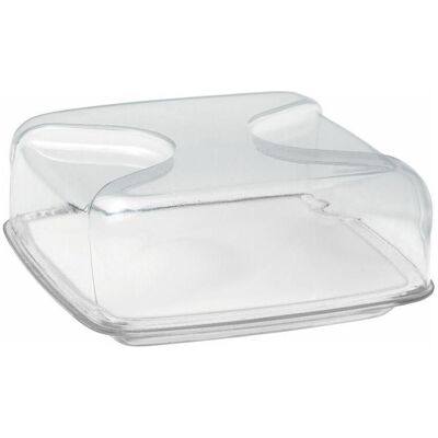 Guzzini - Käseplatte und Dome - Elegante transparente Käseabdeckung Guzzini - Käseplatte und Dome - Elegante transparente Käseabdeckung