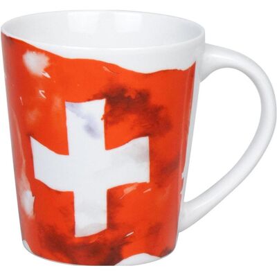 Könitz, Tasse, Universaltasse Flagge Schweiz 380 ml, 1 Stück (380 ml, 1x) Könitz, Tasse, Universaltasse Flagge Schweiz 380 ml, 1 Stück (380 ml, 1x)