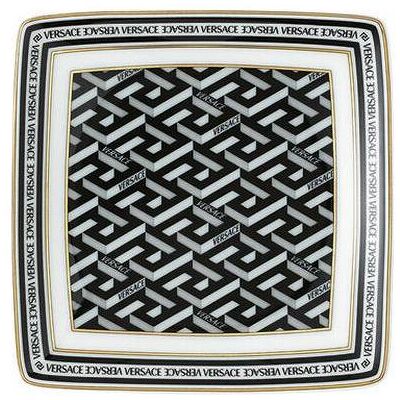 Versace La Greca - Signature Black - Schälchen 9 cm quadr. flach, Schüssel + Schale, Mehrfarbig Versace La Greca - Signature Black - Schälchen 9 cm quadr. flach, Schüssel + Schale, Mehrfarbig