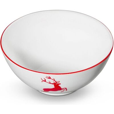 Gmundner Keramik Rubinroter Hirsch Schüssel (Ø 27cm), Schüssel + Schale, Rot Gmundner Keramik Rubinroter Hirsch Schüssel (Ø 27cm), Schüssel + Schale, Rot