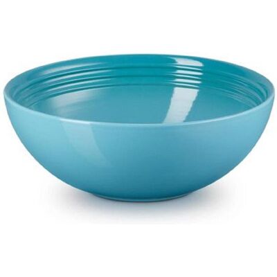 Le Creuset Salatschüssel Ø 24 cm, Schüssel + Schale, Blau Le Creuset Salatschüssel Ø 24 cm, Schüssel + Schale, Blau