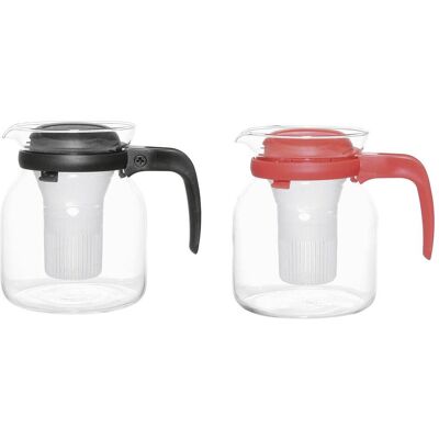 3x Axentia, Teekanne, Teekanne, mit Sieb, ca. 1,2 l, Glas + PP (1.20 l) 3x Axentia, Teekanne, Teekanne, mit Sieb, ca. 1,2 l, Glas + PP (1.20 l)