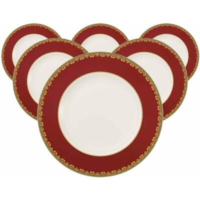 Villeroy & Boch Multipack Samarkand Rubin Speiseteller - 6 Stück, Teller, Mehrfarbig Villeroy & Boch Multipack Samarkand Rubin Speiseteller - 6 Stück, Teller, Mehrfarbig