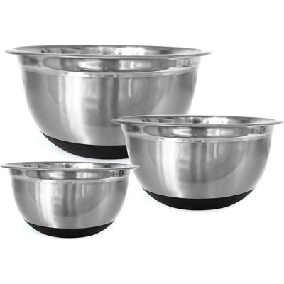 Klausberg Edelstahl Küchen-Schüssel-Set - 3 Größen Klausberg Edelstahl Küchen-Schüssel-Set - 3 Größen