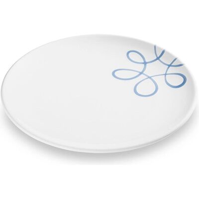 Gmundner Keramik Pur Geflammt Blau, Speiseteller Cup (Ø 25cm), Teller, Blau Gmundner Keramik Pur Geflammt Blau, Speiseteller Cup (Ø 25cm), Teller, Blau