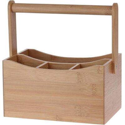Natura Punto, Servietten, Besteckhalter und Serviettenhalter aus Bambus (14 x 22 cm) Natura Punto, Servietten, Besteckhalter und Serviettenhalter aus Bambus (14 x 22 cm)