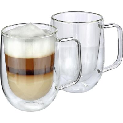 Cilio, Tasse, Latte Macchiato-Glas Veneto - 2er Set (300 ml, 2x) Cilio, Tasse, Latte Macchiato-Glas Veneto - 2er Set (300 ml, 2x)
