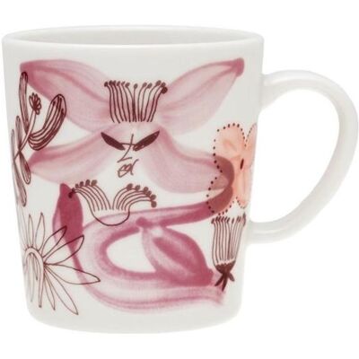 Arabia, Tasse, Kukkamaa Pink Ribbon Mug, 0.3L (300 ml, 1x) Arabia, Tasse, Kukkamaa Pink Ribbon Mug, 0.3L (300 ml, 1x)