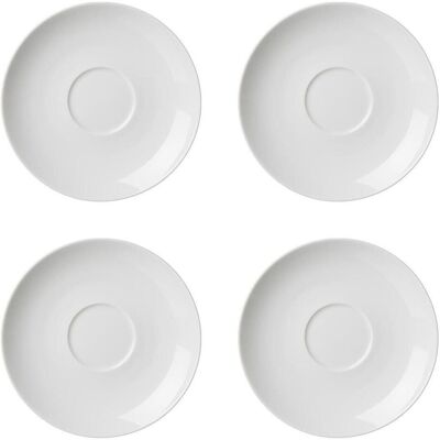 Ritzenhoff & Breker - Bianco - Cappuccinountertasse - 4er-Set Ritzenhoff & Breker - Bianco - Cappuccinountertasse - 4er-Set