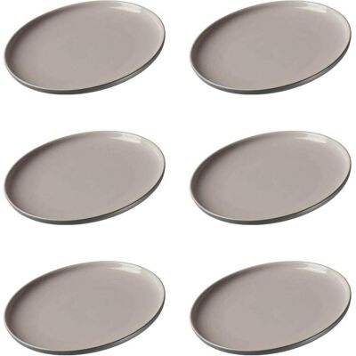 Ritzenhoff & Breker Jasper 6er-Set - Grauer Dessertteller Ritzenhoff & Breker Jasper 6er-Set - Grauer Dessertteller