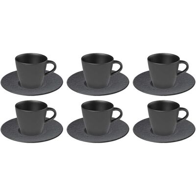 Villeroy & Boch Manufacture Rock Kaffeetassen-Set - 12 Stück Villeroy & Boch Manufacture Rock Kaffeetassen-Set - 12 Stück