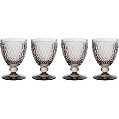 Villeroy & Boch Boston Coloured Grau 4er Glas Villeroy & Boch Boston Coloured Grau 4er Glas