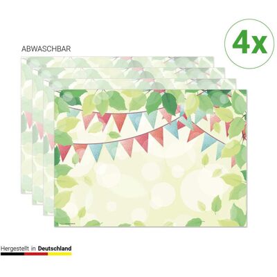 CoverYourDesk, Tischset, Tischset Gartenparty Illustration CoverYourDesk, Tischset, Tischset Gartenparty Illustration