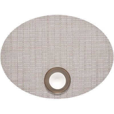 Chilewich, Tischset, Thatch Tischset oval pebble (1 Stk., 49 x 36 cm) Chilewich, Tischset, Thatch Tischset oval pebble (1 Stk., 49 x 36 cm)