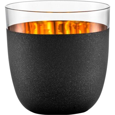 Eisch Cosmo Becher 104/15, Trinkgläser, Schwarz, Gold Eisch Cosmo Becher 104/15, Trinkgläser, Schwarz, Gold