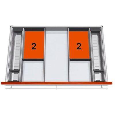 Blum Fach-Set ORGA-LINE für TANDEMBOX antaro, Besteckkasten, Grau Blum Fach-Set ORGA-LINE für TANDEMBOX antaro, Besteckkasten, Grau