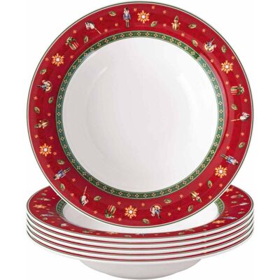 Villeroy & Boch Toy's Delight Suppenteller, Teller, Rot Villeroy & Boch Toy's Delight Suppenteller, Teller, Rot