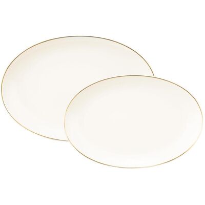 Seltmann, Serviergeschirr, Savona Goldlinie Servierplatten-Set Seltmann, Serviergeschirr, Savona Goldlinie Servierplatten-Set