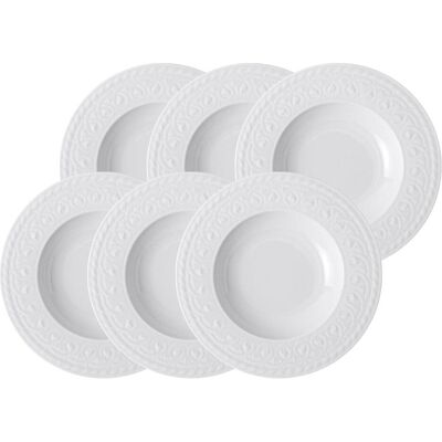 Villeroy & Boch - Cellini 27 cm - Weiß - 6tlg - Dinnerware Villeroy & Boch - Cellini 27 cm - Weiß - 6tlg - Dinnerware