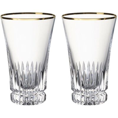Villeroy & Boch Grand Royal Gold Longdrinkglas, Set 2-tlg. Villeroy & Boch Grand Royal Gold Longdrinkglas, Set 2-tlg.