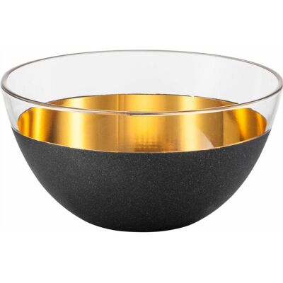 Eisch Cosmo Schale Ø 14 cm, Schüssel + Schale, Schwarz, Gold Eisch Cosmo Schale Ø 14 cm, Schüssel + Schale, Schwarz, Gold