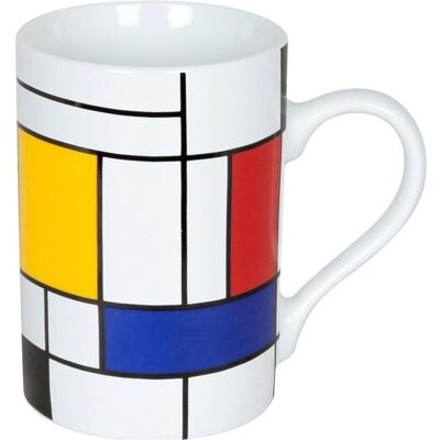 Könitz, Tasse, Kaffeetasse Hommage to Mondrian 240 ml, 1 Stück, Mehrfarbig (240 ml, 1x) Könitz, Tasse, Kaffeetasse Hommage to Mondrian 240 ml, 1 Stück, Mehrfarbig (240 ml, 1x)