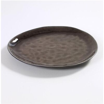 Serax Pascale Naessens Pure Oval Plates, Teller, Braun Serax Pascale Naessens Pure Oval Plates, Teller, Braun