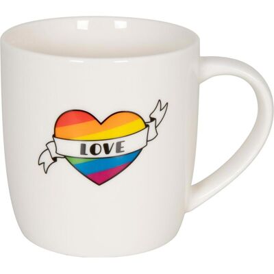 Könitz, Tasse, Kaffeetasse Love Heart 350 ml, 1 Stück, Weiss (350 ml, 1x) Könitz, Tasse, Kaffeetasse Love Heart 350 ml, 1 Stück, Weiss (350 ml, 1x)