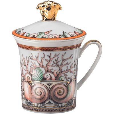 Versace 30 Jahre Becher Sammlung - Porzellan, Meeresmotive, Medusa Versace 30 Jahre Becher Sammlung - Porzellan, Meeresmotive, Medusa