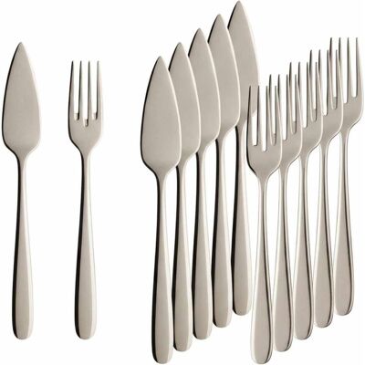 Villeroy & Boch Daily Line Fischbesteck, Besteck, Silber Villeroy & Boch Daily Line Fischbesteck, Besteck, Silber