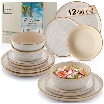 Sänger Rio Creme Geschirrset - Tafelservice Sänger Rio Creme Geschirrset - Tafelservice