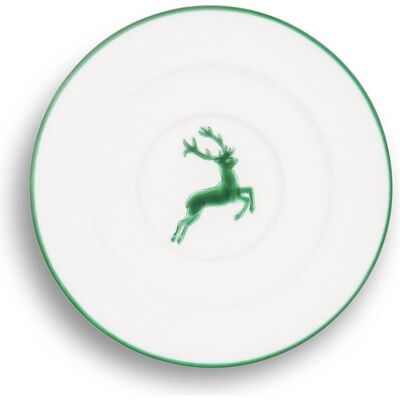 Gmundner Keramik Grüner Hirsch Unterteller Espresso (Ø 11cm), Untertasse, Grün Gmundner Keramik Grüner Hirsch Unterteller Espresso (Ø 11cm), Untertasse, Grün