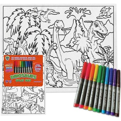 Planet, Tischset, Splat-Malmatte DINOSAURIER (10 Stk., 38 x 30 cm) Planet, Tischset, Splat-Malmatte DINOSAURIER (10 Stk., 38 x 30 cm)