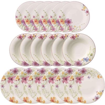 Villeroy & Boch Geschirrset, Teller-Set Mariefleur Basic Villeroy & Boch Geschirrset, Teller-Set Mariefleur Basic