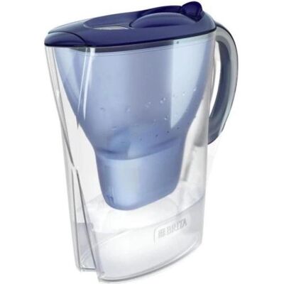 Brita Filterkanne Marella 2,4l + 3 Pure Performance-Kartuschen, Wasserfilterkanne, Blau Brita Filterkanne Marella 2,4l + 3 Pure Performance-Kartuschen, Wasserfilterkanne, Blau